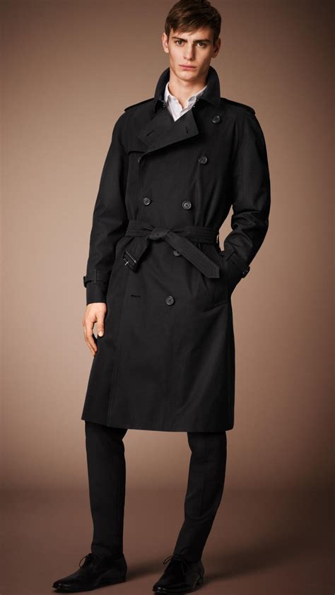 herren jacket burberry schwarz|Burberry coats for men.